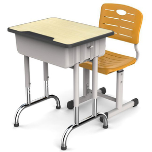 LL-A310023 cheap children study table school desk and chair height adjustable