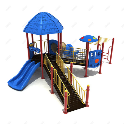 Disabled children's plastic slides