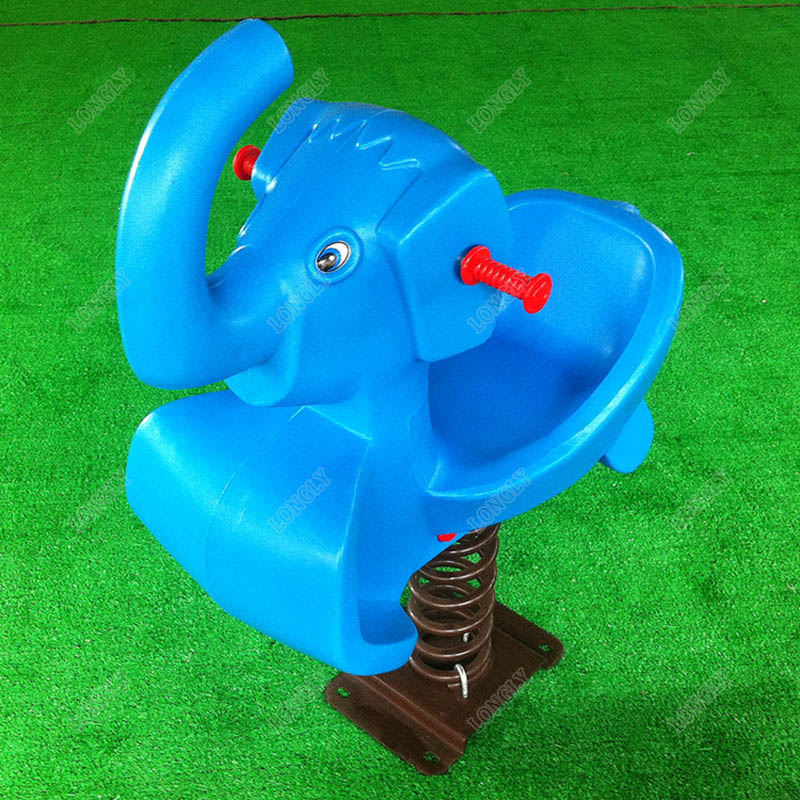 Elephant design child plastic horse spring riders-2.jpg