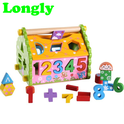 Wooden Jigsaw Puzzle Educational Toy Wood Baby Toys