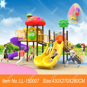 Top quality kindergarten playground plastic slide for kids