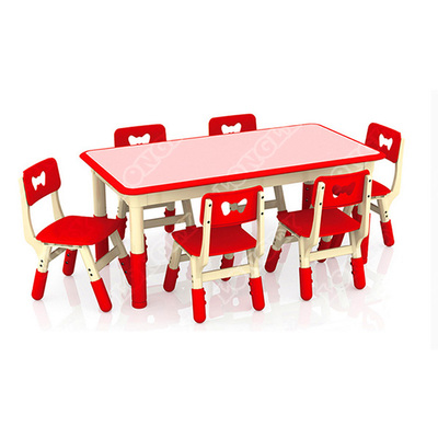 LL1-40059 preschool furniture table and chair set for kids 