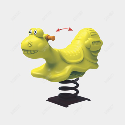 Ride on toy plastic rocking horse animals snail spring rider