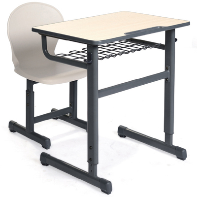 LL4-042 Factory directly sale school single fashionable desk and chair for one students school 