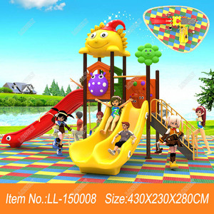 The cheap anti-fade kids plastic slide for school playground