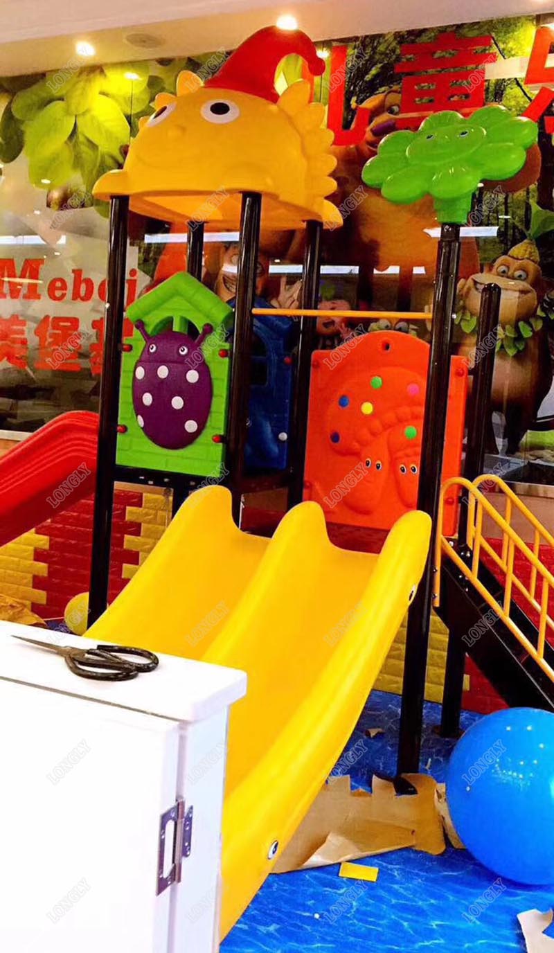 The cheap anti-fade kids plastic slide for school playground-3.jpg