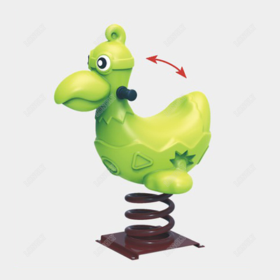 Plastic baby spring rider for preschool 