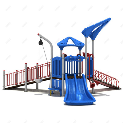 Outdoor playground for disabled person