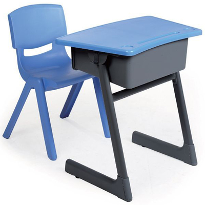 LL4-026 Plastic School Desk and Chair for Middle School 