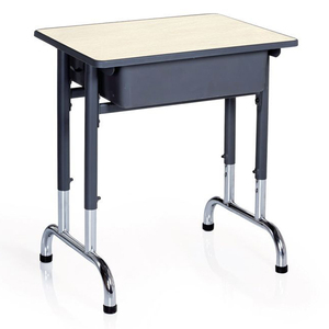 LL4-082 High quality Height adjustable student's desk and chair school desk 