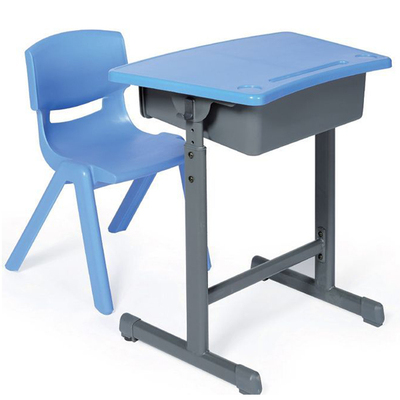 LL4-032 Children plastic student desk and chair for school classroom