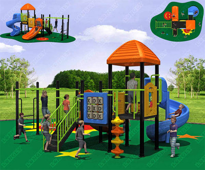LL-210046 Nursery School Outdoor Playground Equipment 