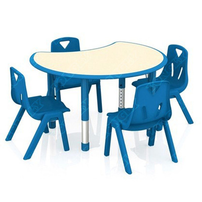 LL-A210045 New Style Children Plastic Desk Fashion Kids Round Table
