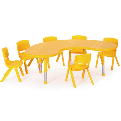 LL3-005 Modern Durable Plastic Kids Table with Chair for Nursery School and Kindergarten