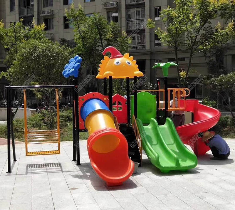 Plastic tube slide spiral and swing sets for outdoor playground-2.jpg