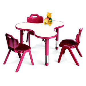 LL3-075 Cheap Preschool Kids Furniture Kids Fixed Study Desk and Chair