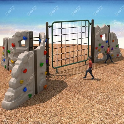 Kids plastic playground rock-climber 