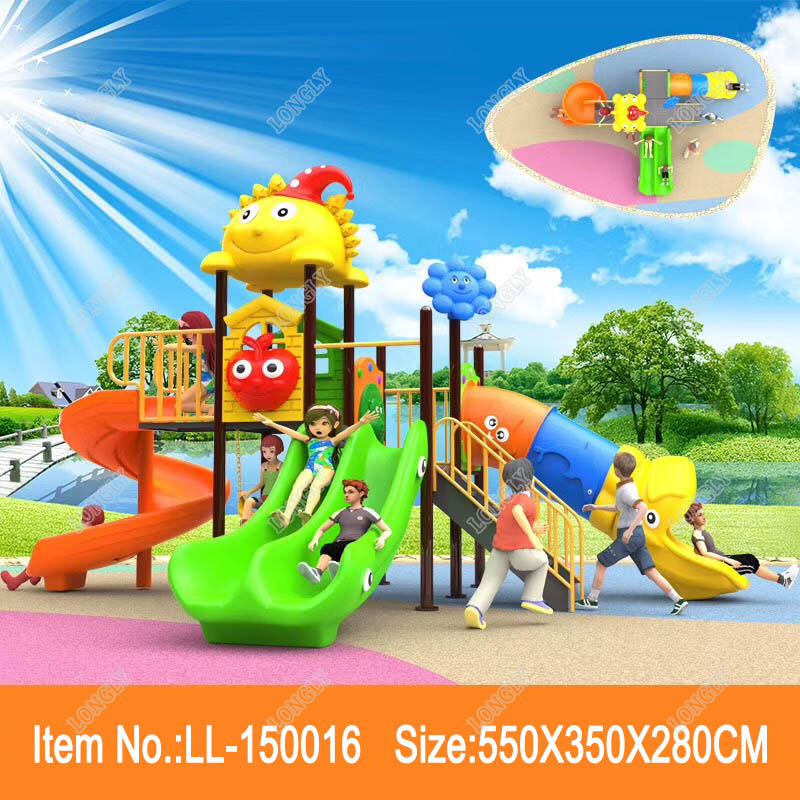 Factory wholesale cheap high quality Plastic tube slide outdoor playsets-1.jpg