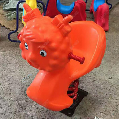 Children spring rocking horse for kindergarten 